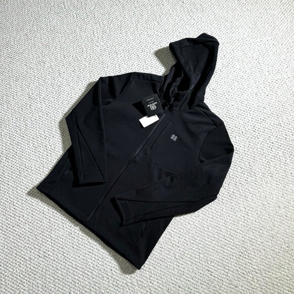 Kolon Sport Men's Hooded Black Jacket - Picture 3 of 9